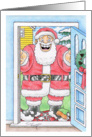 Christmas Santa Claus card