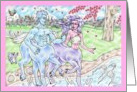 Valentine’s Day Centaurs card