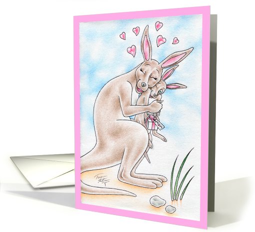 Mother's Day Kangaroo card (775806)