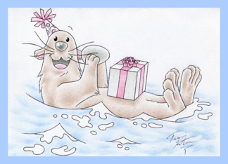 Birthday Sea Otter