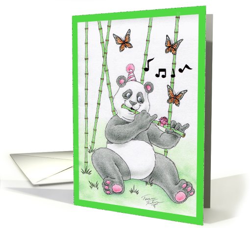 Birthday Panda Bear card (794615)