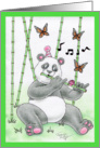 Birthday Panda Bear card