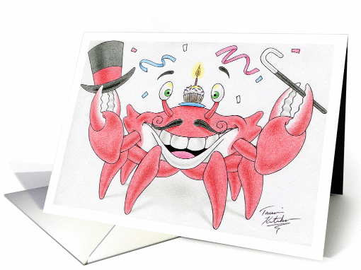 Birthday Crab card (835348)