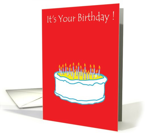 It's Your Birthday card (720341)