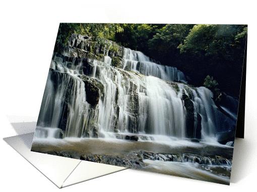 Purakanui Waterfall card (721112)