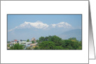 ANNAPURNA II AND LAMJUNG KAILAS FROM POKHARA NEPAL card