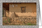 FRONT PORCH MUD AND STONE HOUSE NEPAL card