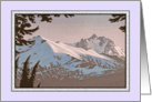 A North Cascades Oil Painting Hello card