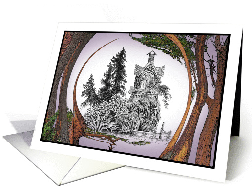 ISLAND HOME AND MADRONA TREES card (1201552)