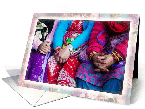 SACRED GLOBAL HANDS NEPAL card (1345920)