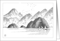 Sailing In The Mountains card
