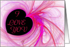 I love You # 2 card