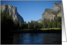 Shadows Falling Over Yosemite card