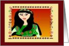 Afghan Girl in Green card