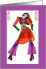Beautiful Afghani woman card