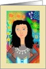 Asian American Teacher With A Book Blank Any Occasion card