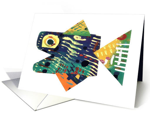 Abstract Fish Blank Any Occasion card (1663932)