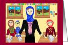 Afghan teacher card