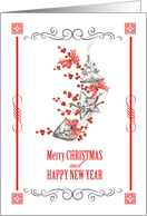 Christmas decoration card