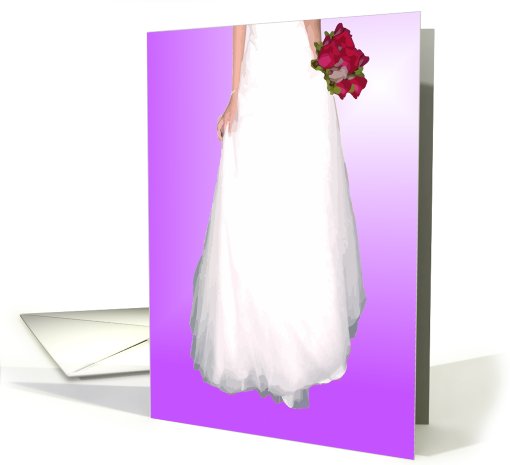 Bridal Gown, Rose Bouquet, Medium Orchid Scheme. (Be My... (784998)