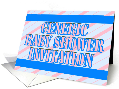 Generic Baby Shower Invitations card (786433)