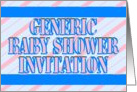 Generic Baby Shower Invitations card