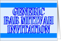 Generic Bar Mitzvah...