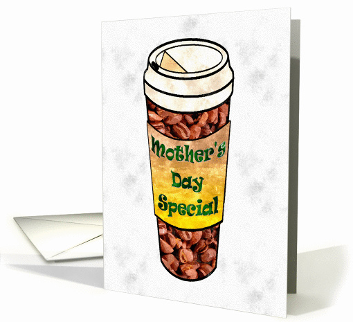Work Wife. Mother's Day Tall Cup of Coffee graphic. card (812188)