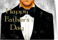 Father’s Day. Work Husband. Black Tie and Tuxedo. card