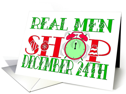 Real Men Shop December 24th with Alarm Clock card (878158)