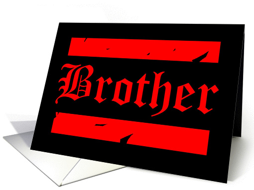 Thinking of You -- Brother -- EMO / Alternative card (938493)