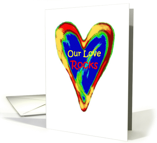 Our Love Rocks card (744339)