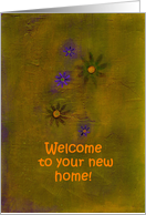 Welcome to your new home card