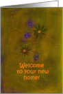 Welcome to your new home card