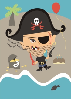 Pirate on treasure...