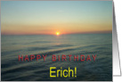 Happy Birthday Erich card