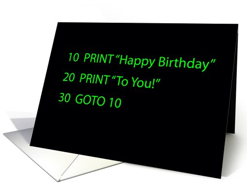Never Ending Birthday Happiness card (759469)