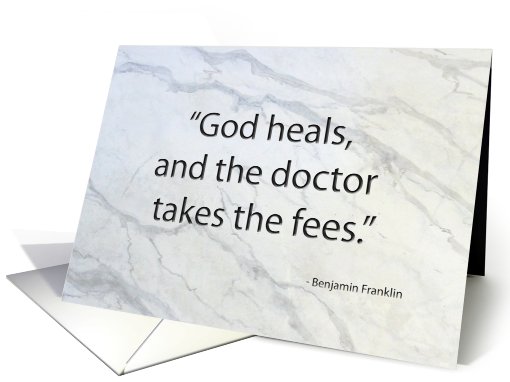 God Heals - Get Well card (763640)