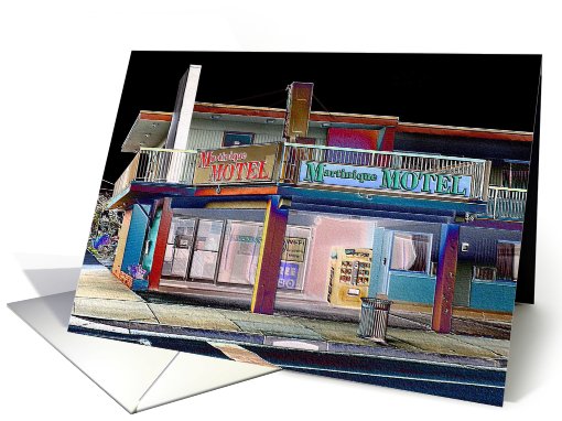 Motel in Atlantic City, NJ card (745457)