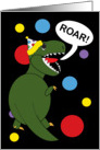 Birthday T-Rex Dinosaur card