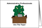 Administrative Professionals Day, Triceratops Dinosaur card
