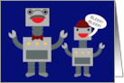 for Grandpa on Grandparents Day from Grandson Bleep Bleep Robot card