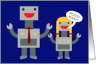 Happy Father’s Day from Daughter Bleep Bleep Robot card