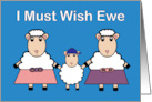 For Both My Moms Happy Mothers Day Funny Sheep From Son card