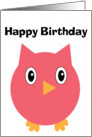 Birthday Owl Hoot card