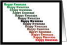 Happy Kwanzaa card