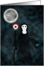 Grim Reaper Death Halloween Card