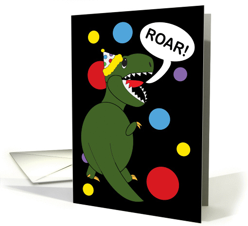 Birthday T-Rex Dinosaur card (1030159)