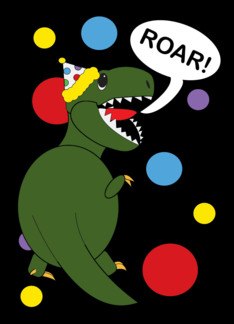 Birthday T-Rex...