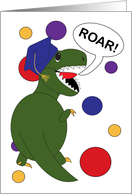 Graduation Tyrannosaurus Rex card
